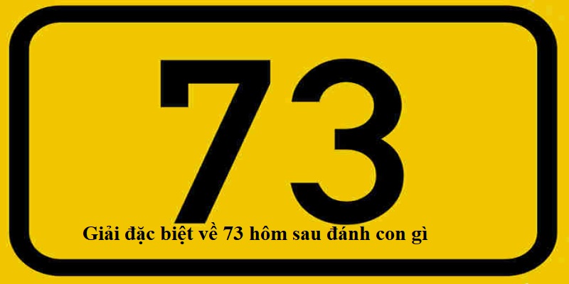 Áp dụng giải đặc biệt để tìm số khi đề về 73 hôm sau đánh con gì